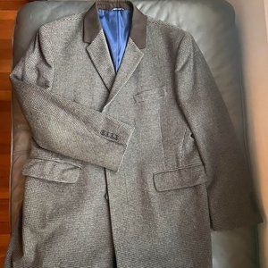 Tommy Hilfiger Tweed Men's Overcoat - Size 42S